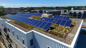 Solar power roof